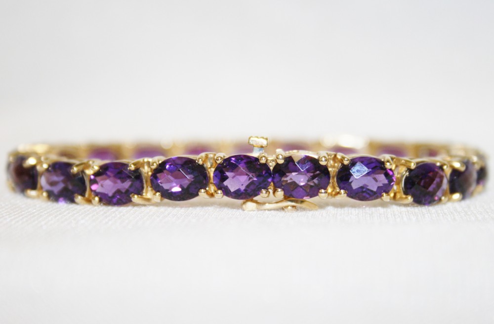 Amethyst Tennis Bracelet – 23.10 ct. TW