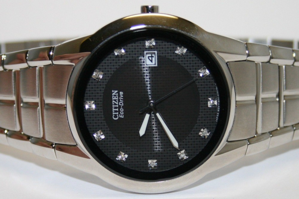 Citizen Eco-Drive Black 12 Diamond Dial