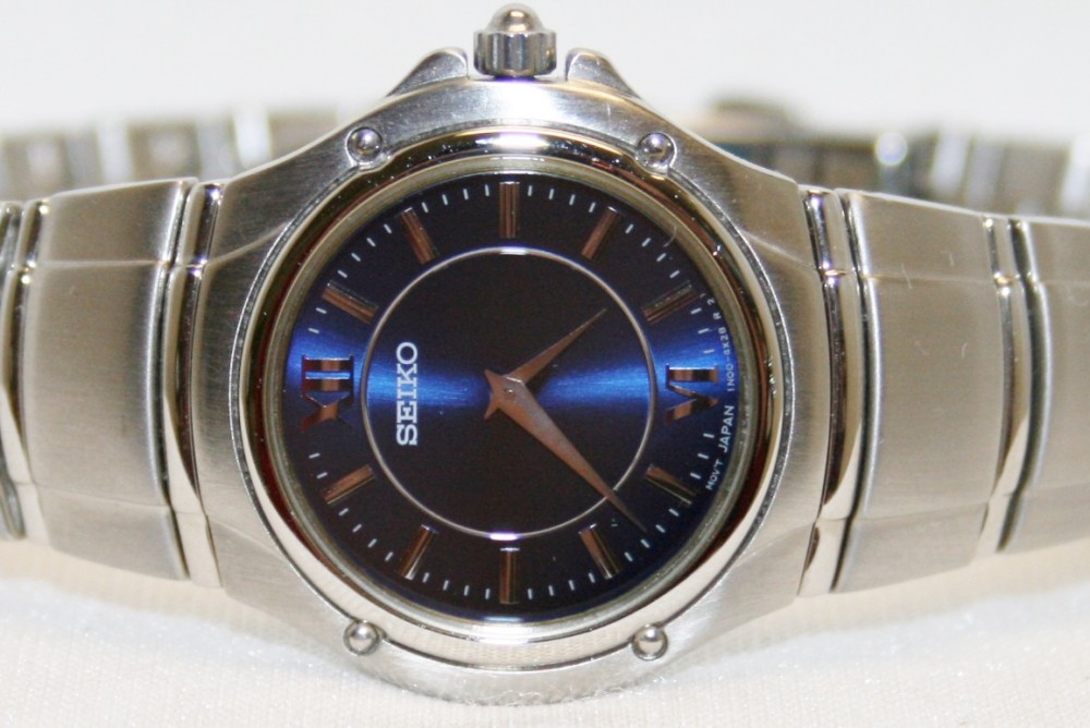 Seiko Accolade Blue Dial Ladies Watch
