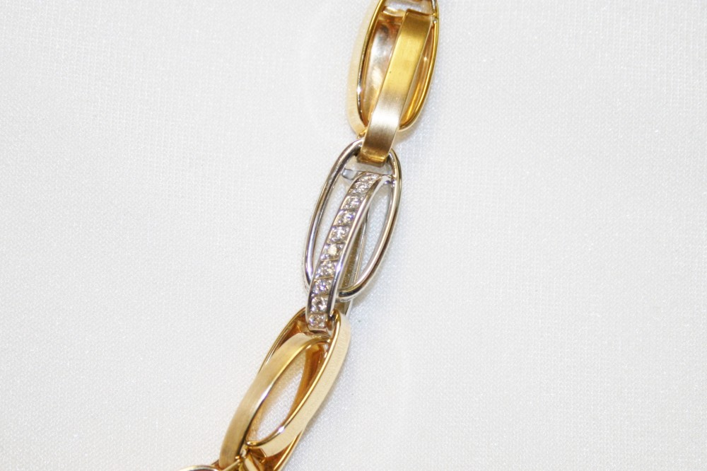 Isabelle Fa 18kt Yellow Gold and Platinum Chain