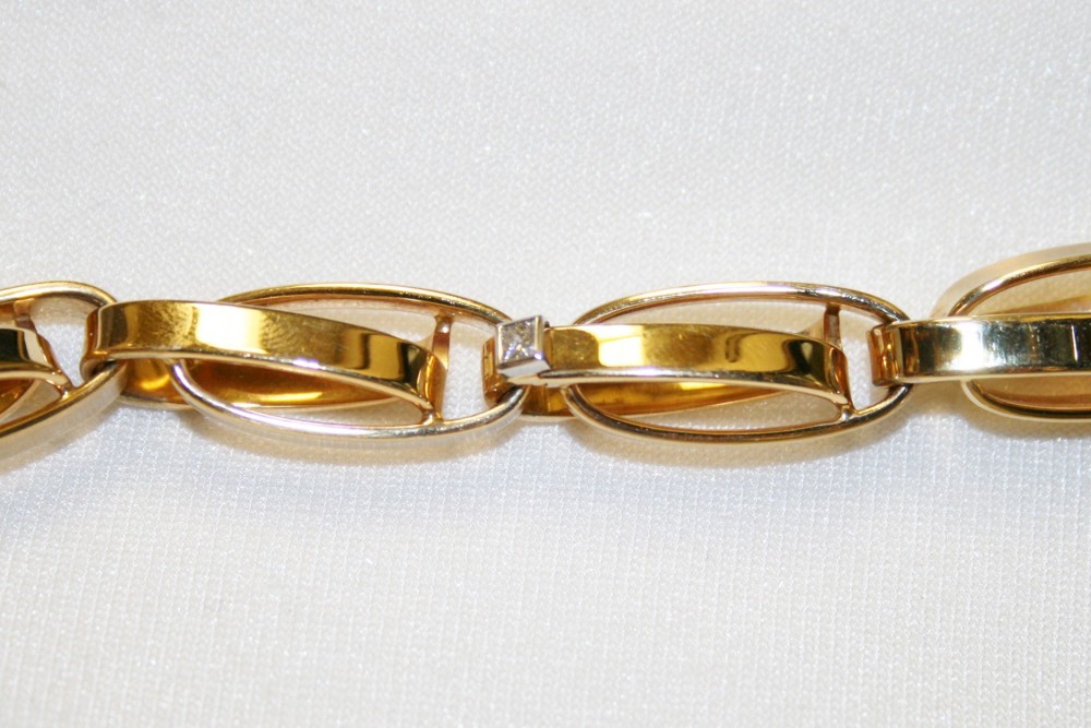 Isabelle Fa 18kt Yellow Gold and Platinum Chain