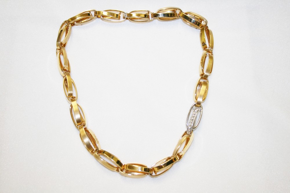 Isabelle Fa 18kt Yellow Gold and Platinum Chain