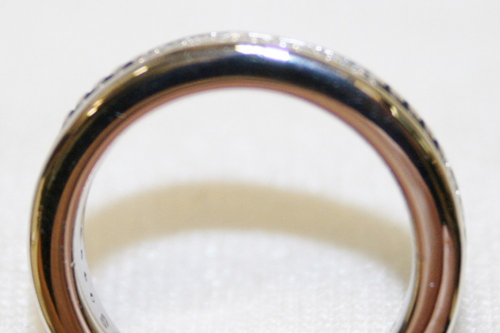 John Atencio Antigua Apollo Diamond Stack Ring