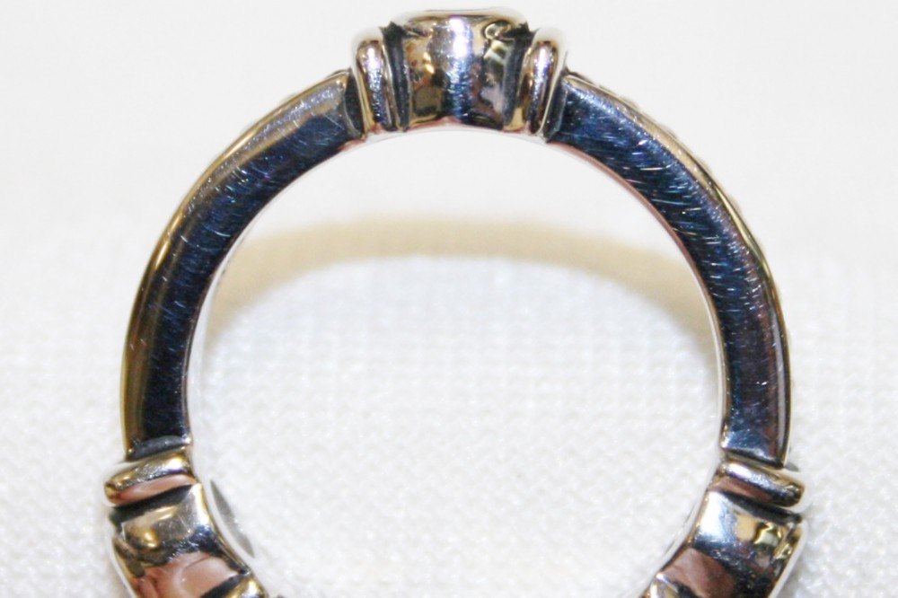 John Atencio Antigua Amethyst Stack Ring