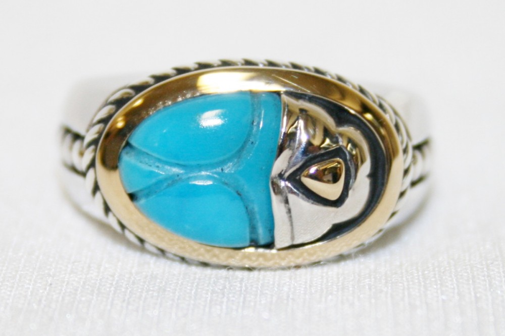 John Atencio Pharaoh Turquoise Women’s Ring