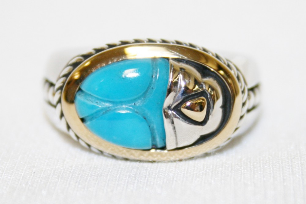 John Atencio Pharaoh Turquoise Women’s Ring