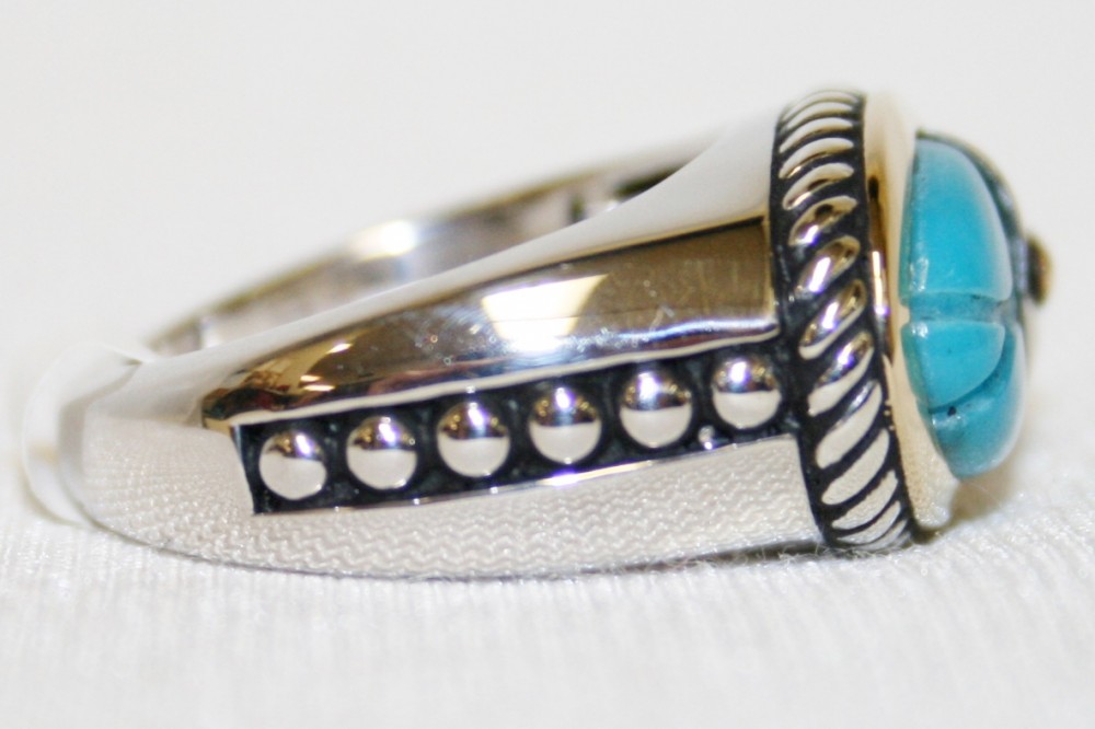 John Atencio Pharaoh Turquoise Women’s Ring