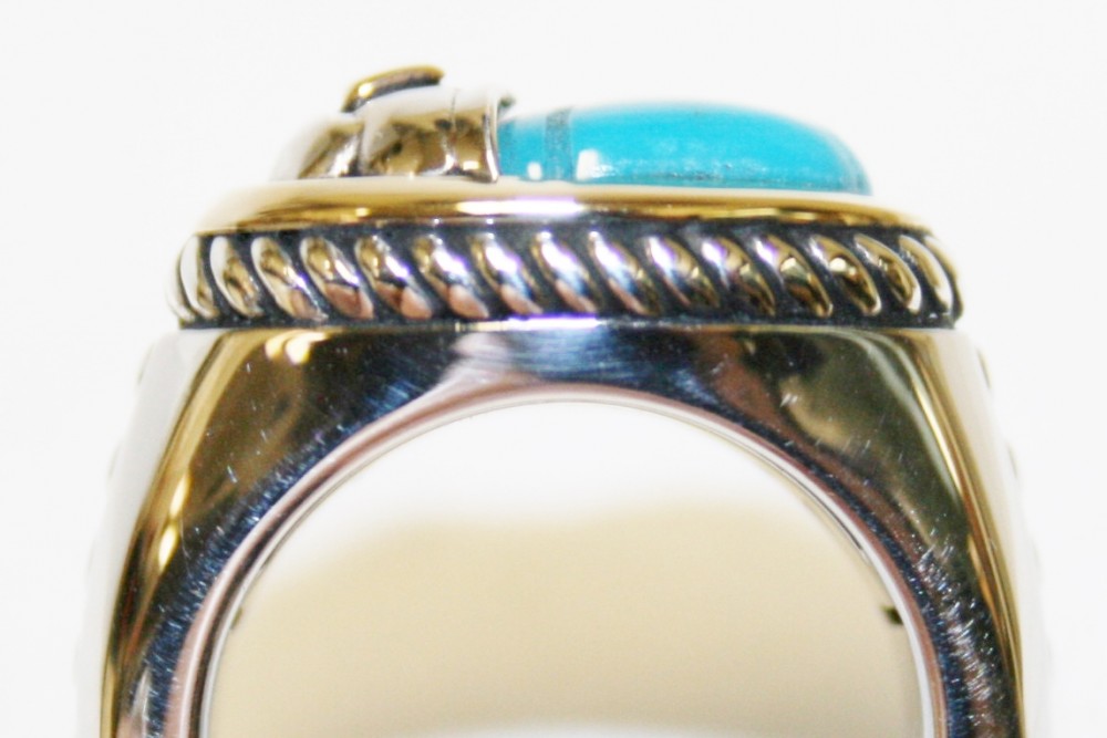 John Atencio Pharaoh Turquoise Women’s Ring