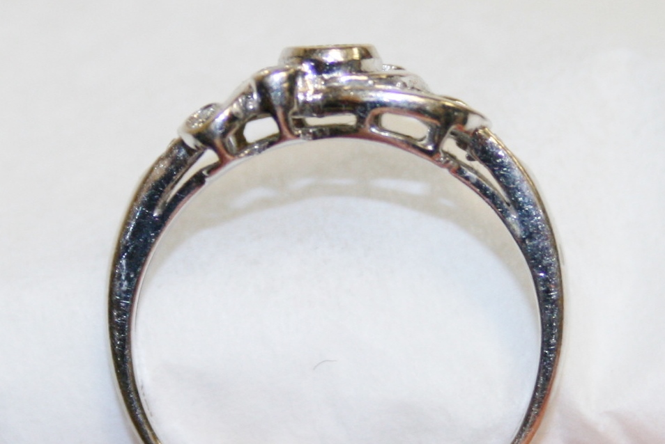 White Gold Diamond Ring – 0.29 ct.