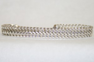 White Gold Link Bracelet