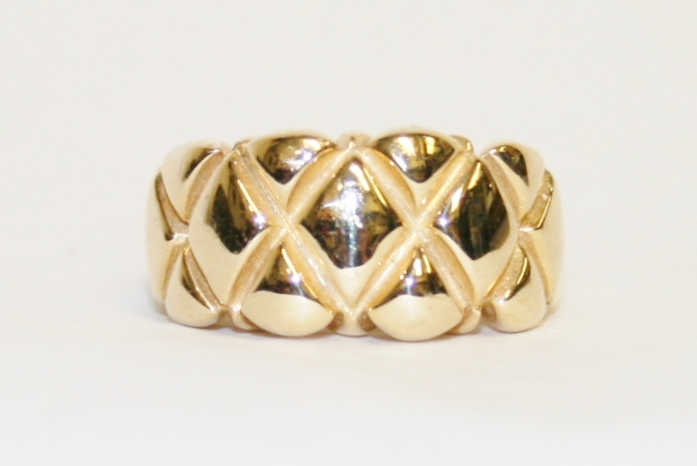 Yellow Gold Dome Ring