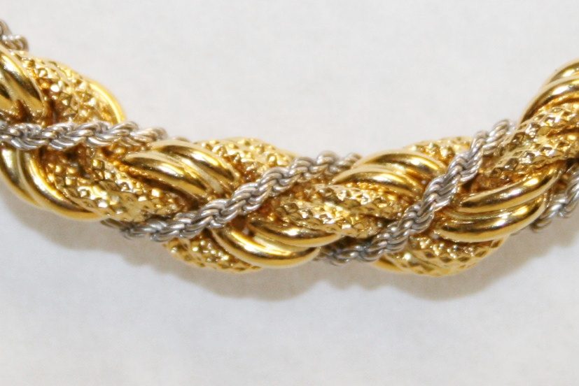 Two Tone Double Rope Chain