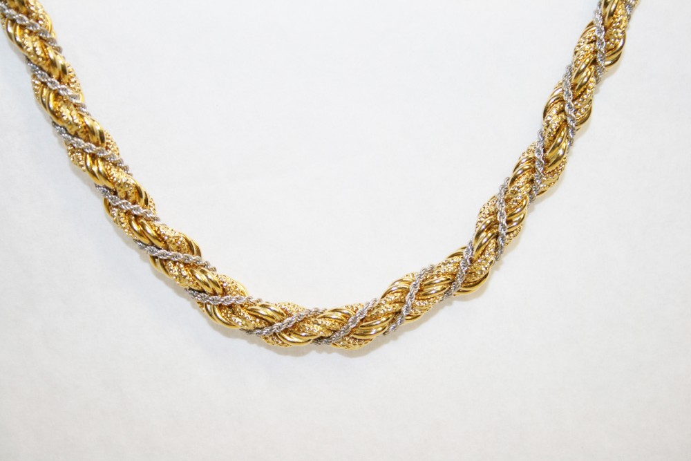 Two Tone Double Rope Chain