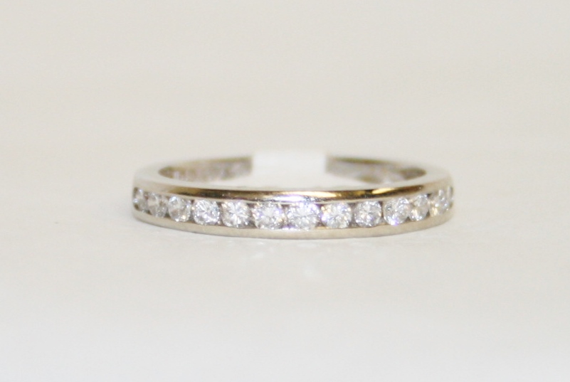 White Gold Diamond Band – 0.30ct. tw