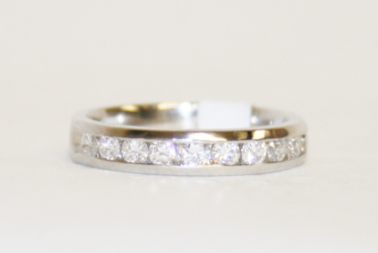 Platinum Diamond Wedding Band – 0.50ct. tw