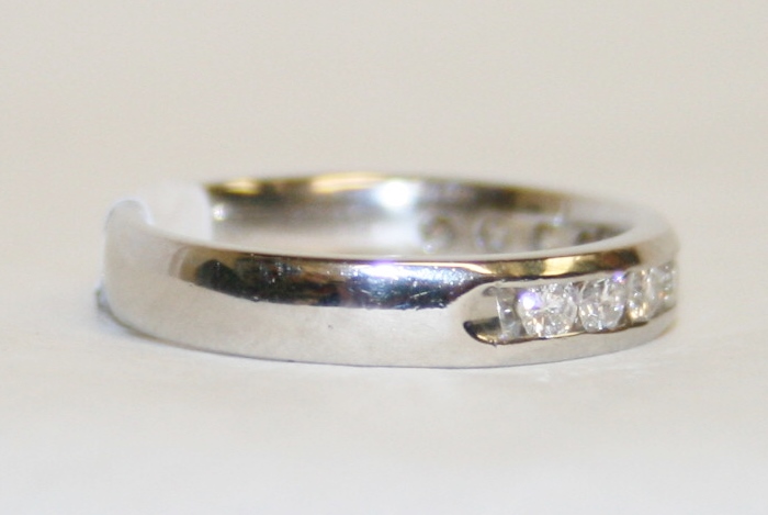 Platinum Diamond Wedding Band – 0.50ct. tw