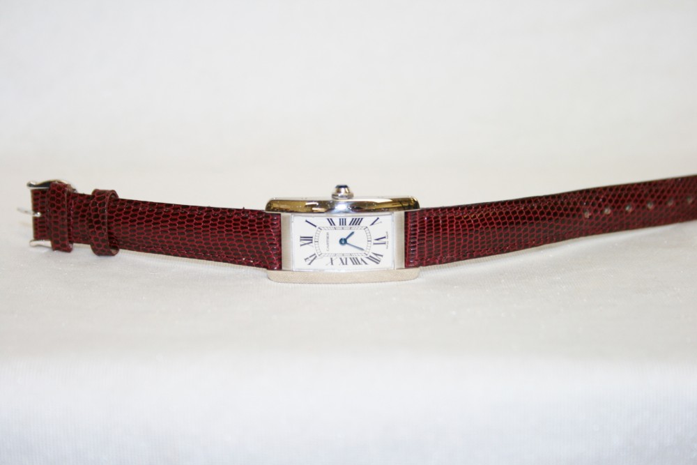 Cartier Americaine Tank Watch 20mm