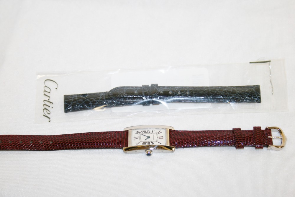 Cartier Americaine Tank Watch 20mm