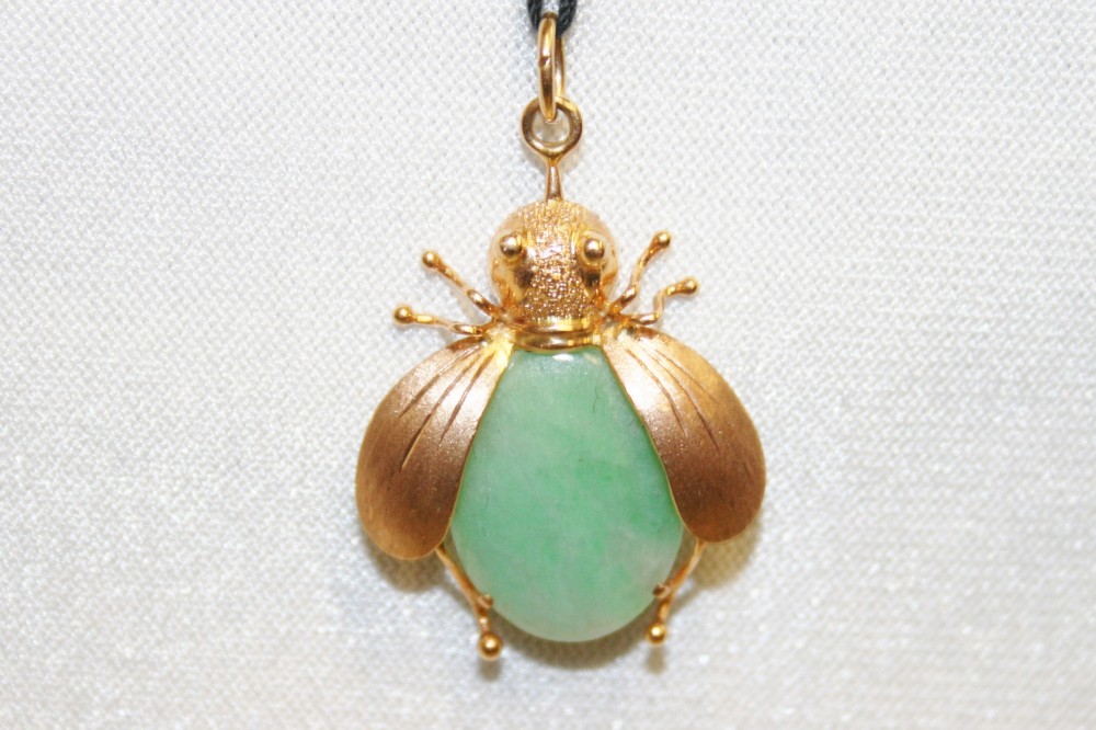 Jade Bug Pendant