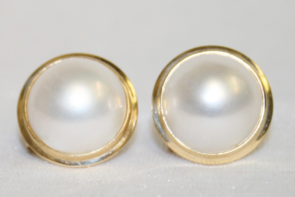 Mabe Pearl Earrings