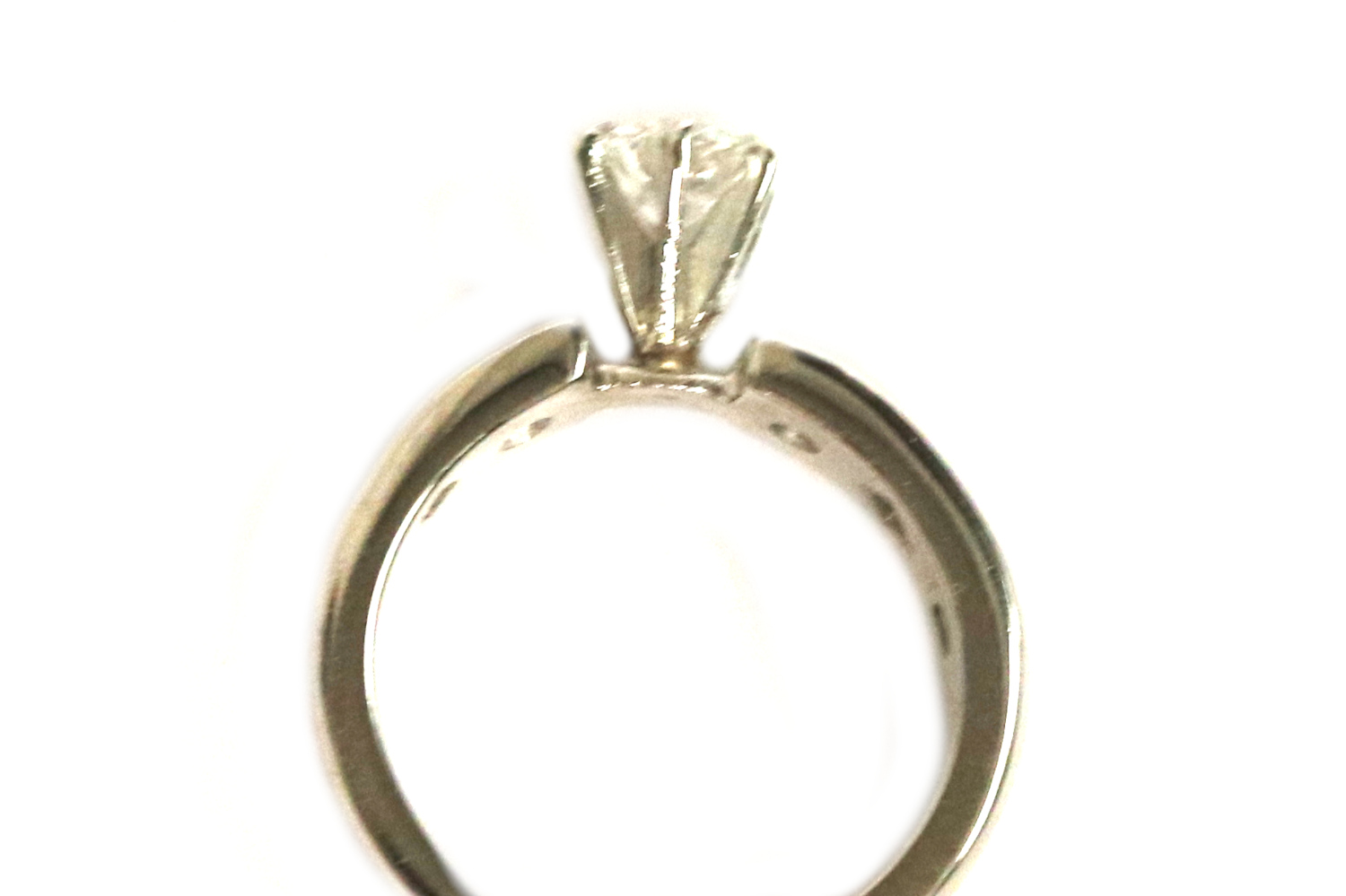 Platinum Diamond Engagement Ring – 0.46 ct.