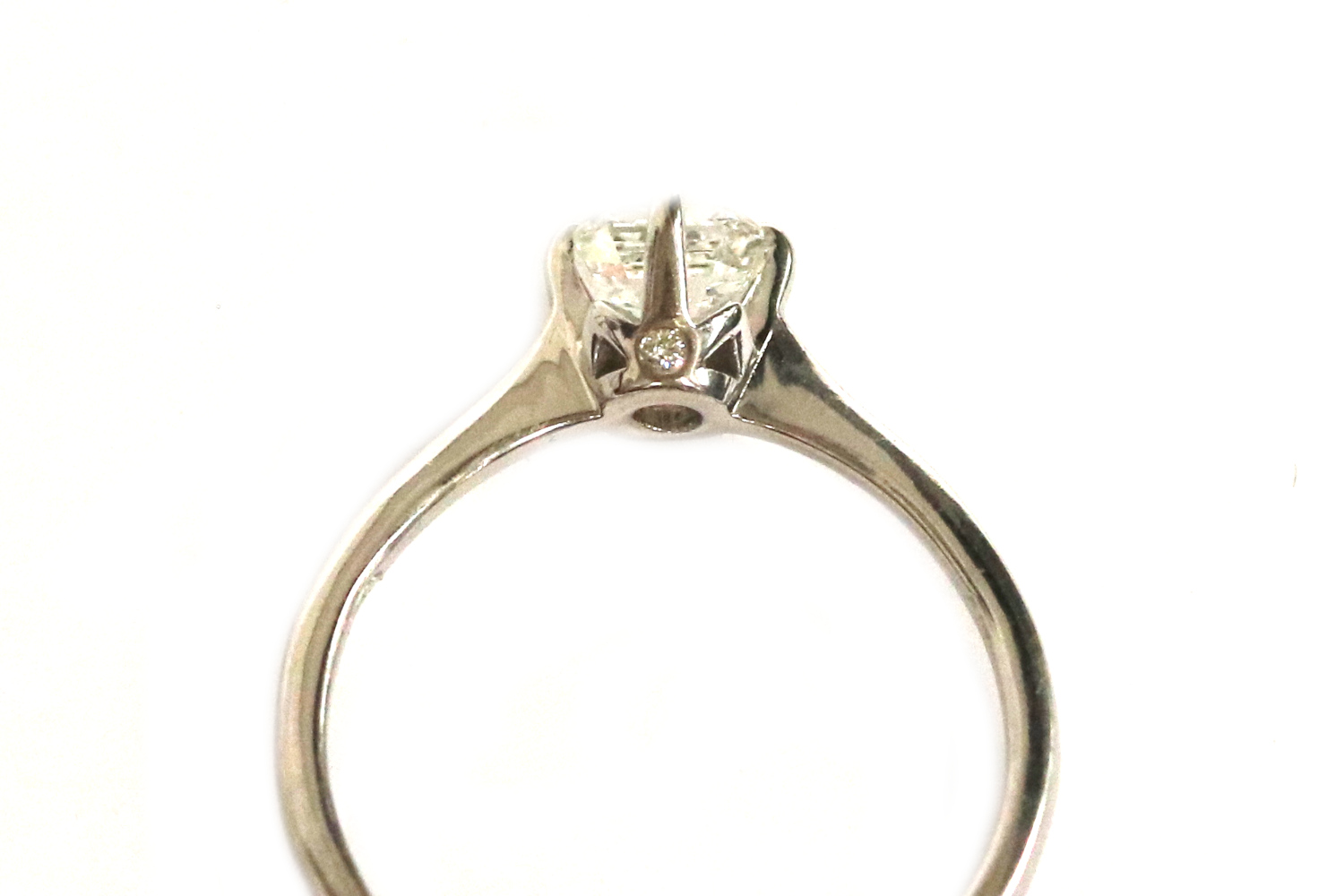Square Emerald Cut Diamond Solitaire Ring – 1.01ct.