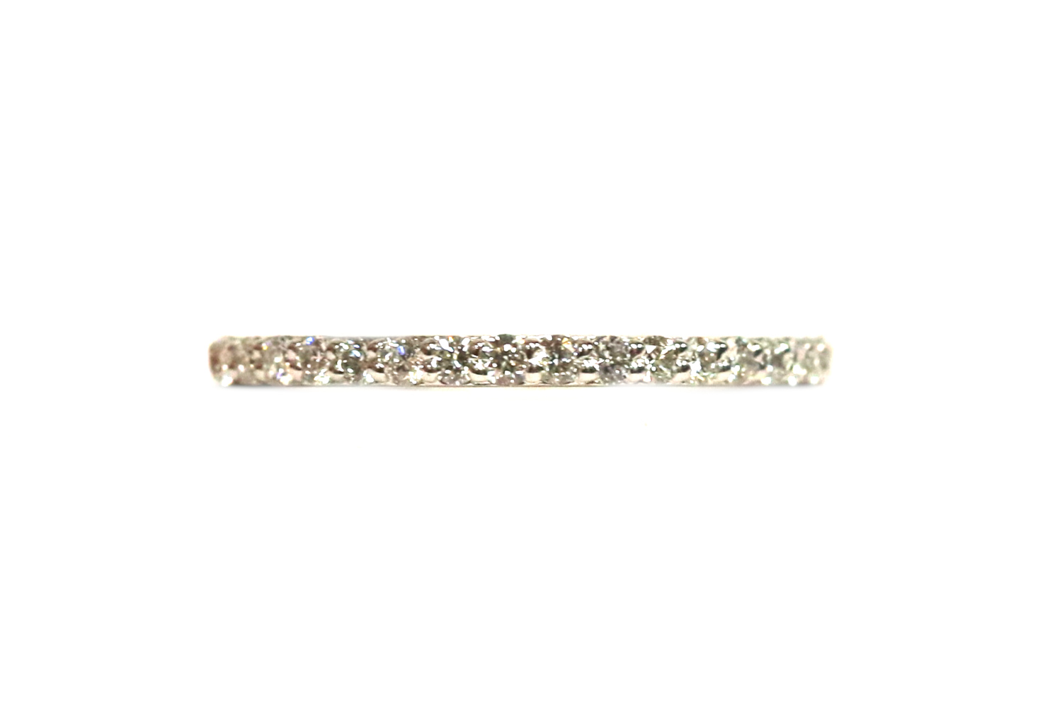 White Gold Diamond Wedding Band – 0.38ct TW