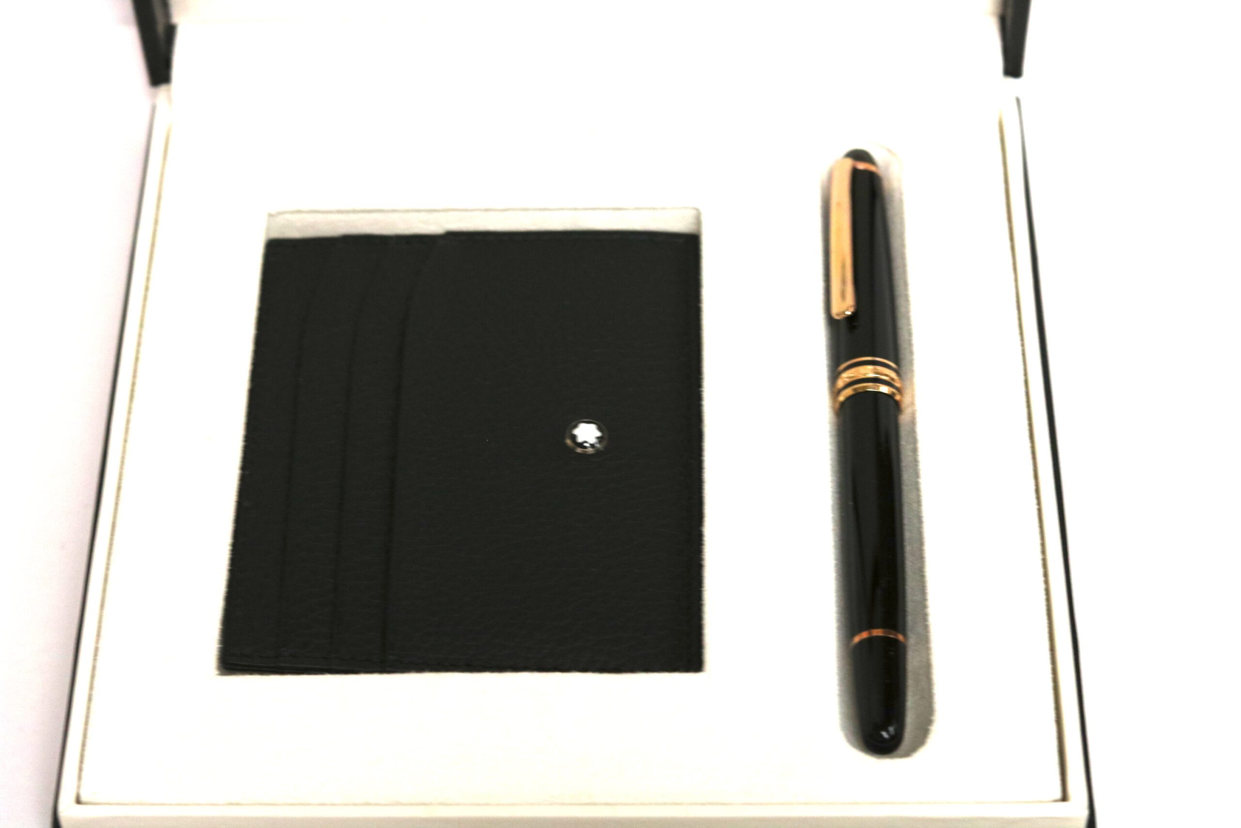 Montblanc Classique Rose Gold Rollerball and Wallet Gift Set