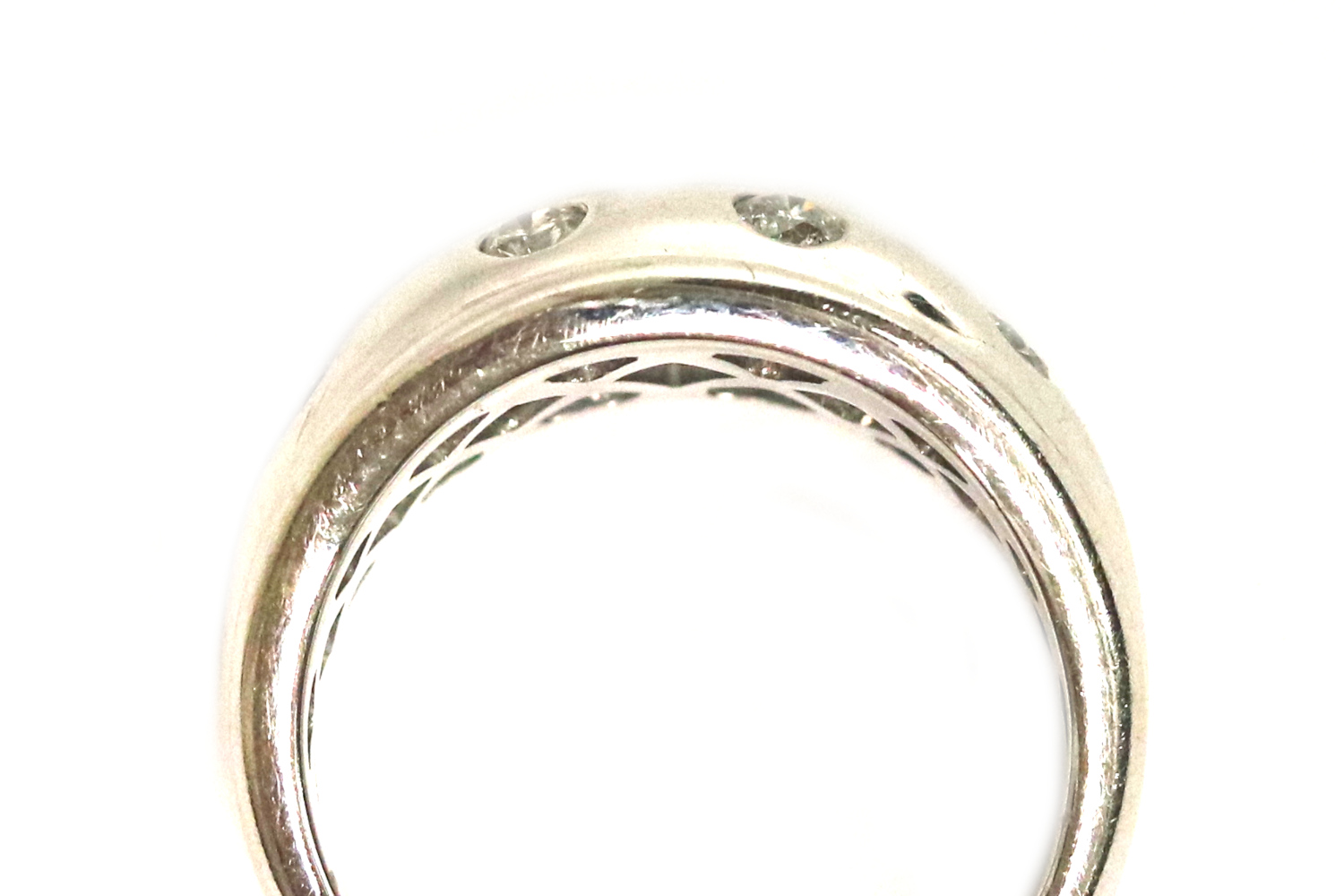 White Gold Diamond Dome Ring – 0.70ct TW