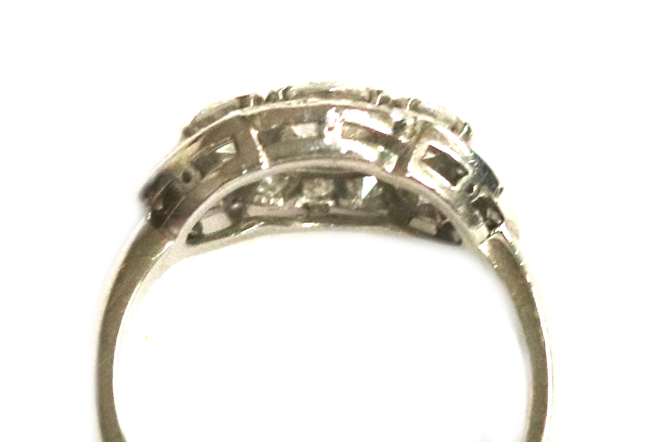 Antique Three Stone Diamond Ring