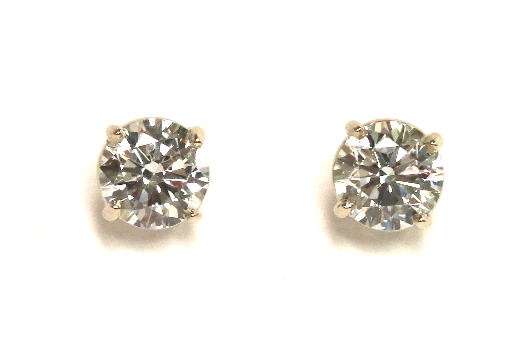 Lab Grown Diamond Stud Earrings – 2.56ct TW