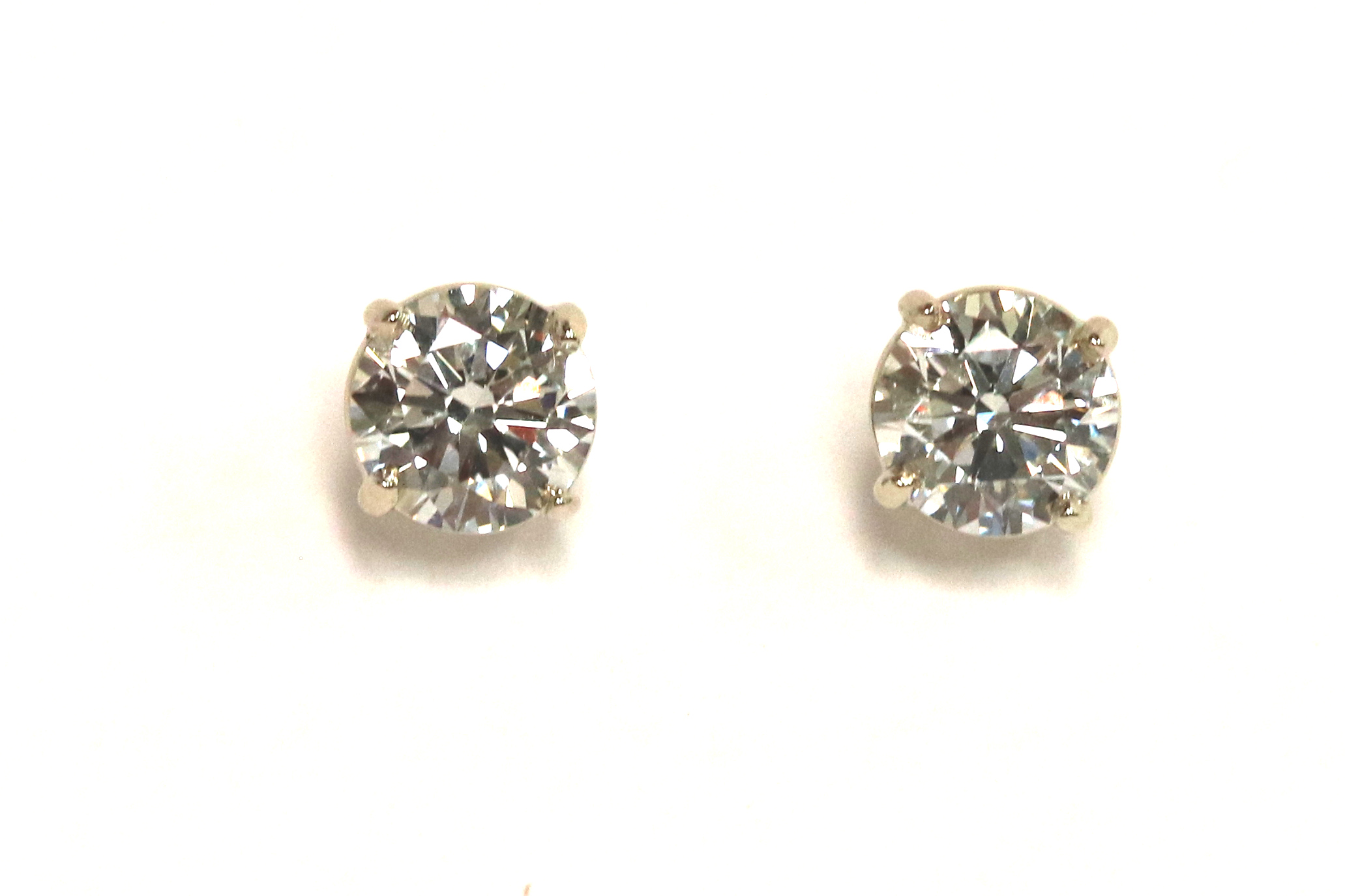 Lab Grown Diamond Stud Earrings – 2.56ct TW