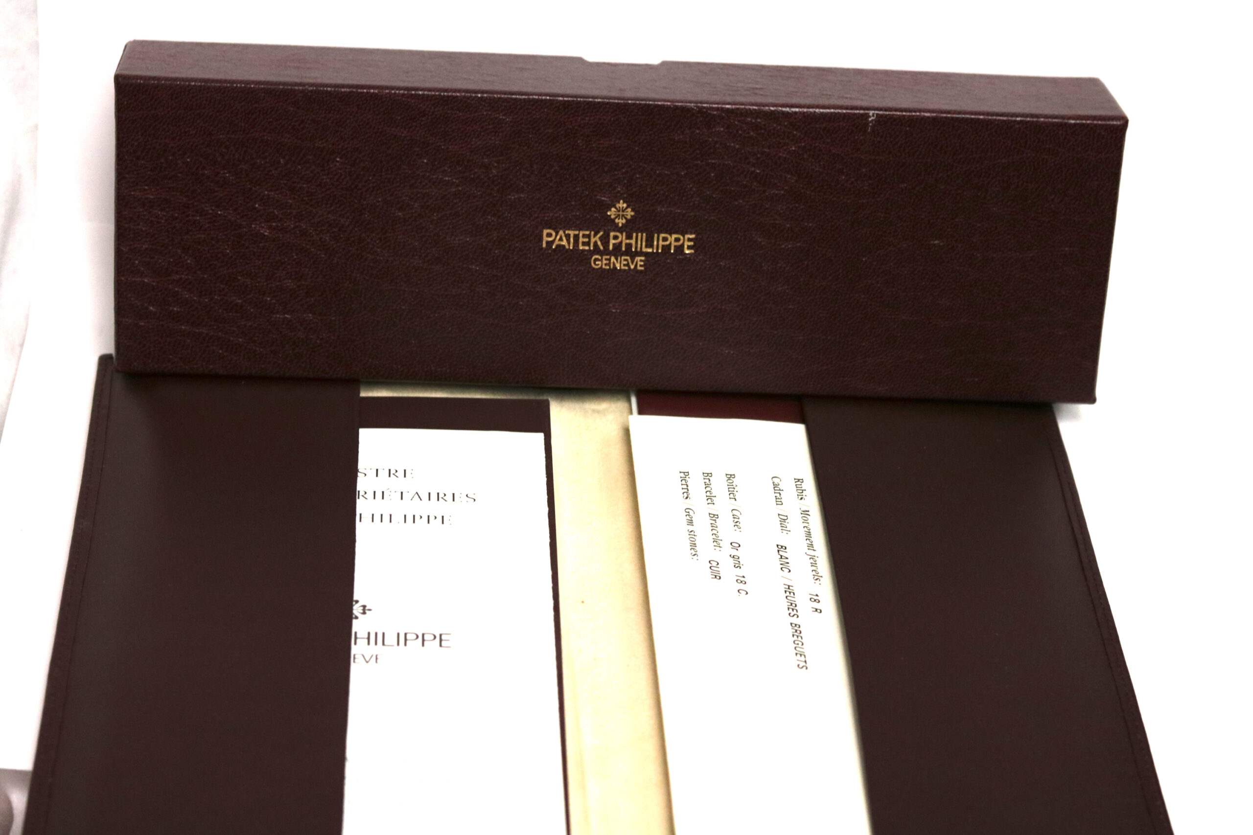 Patek Philippe Travel Time Dual Time Zone 18k White Gold Watch – 5034G
