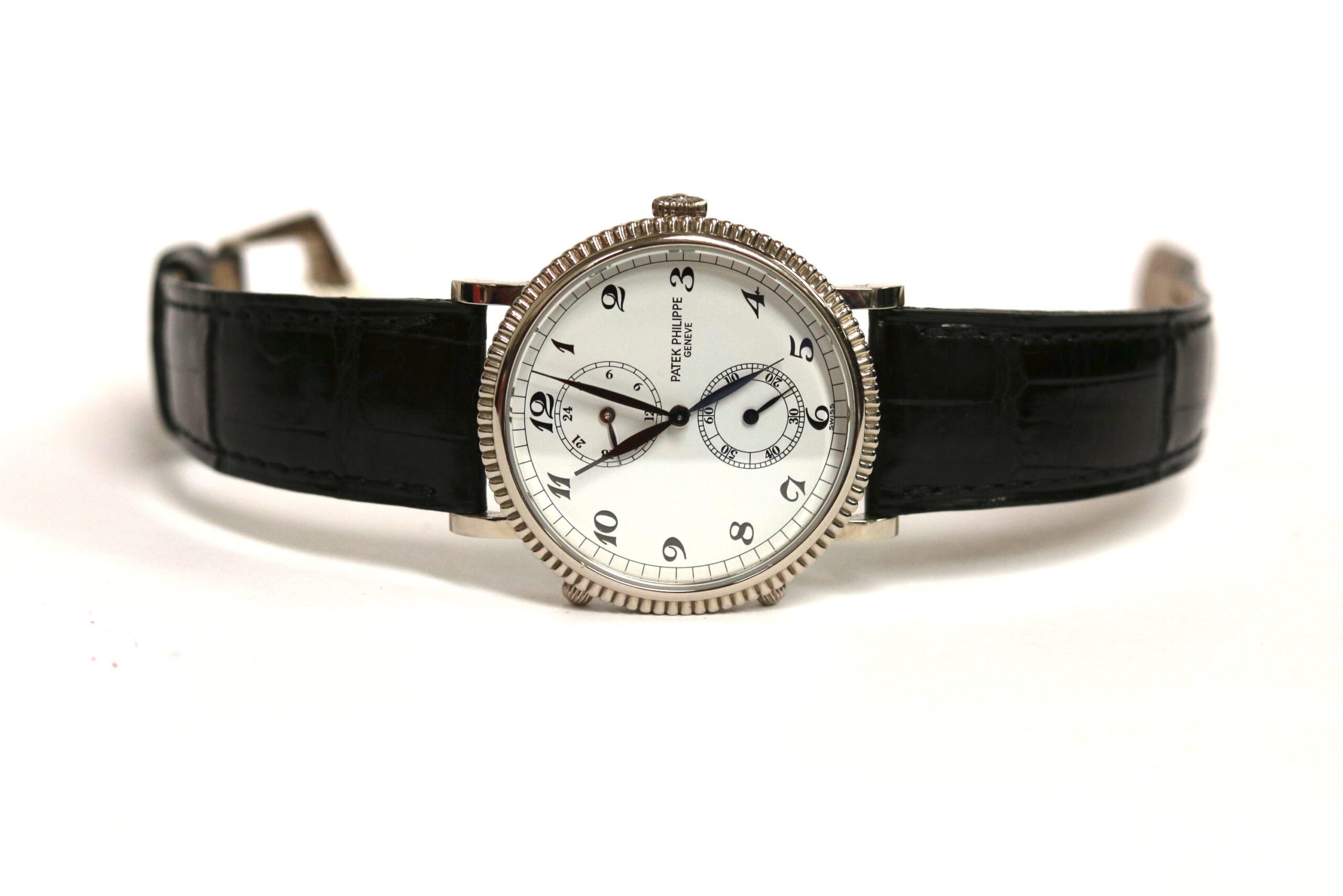 Patek Philippe Travel Time Dual Time Zone 18k White Gold Watch – 5034G