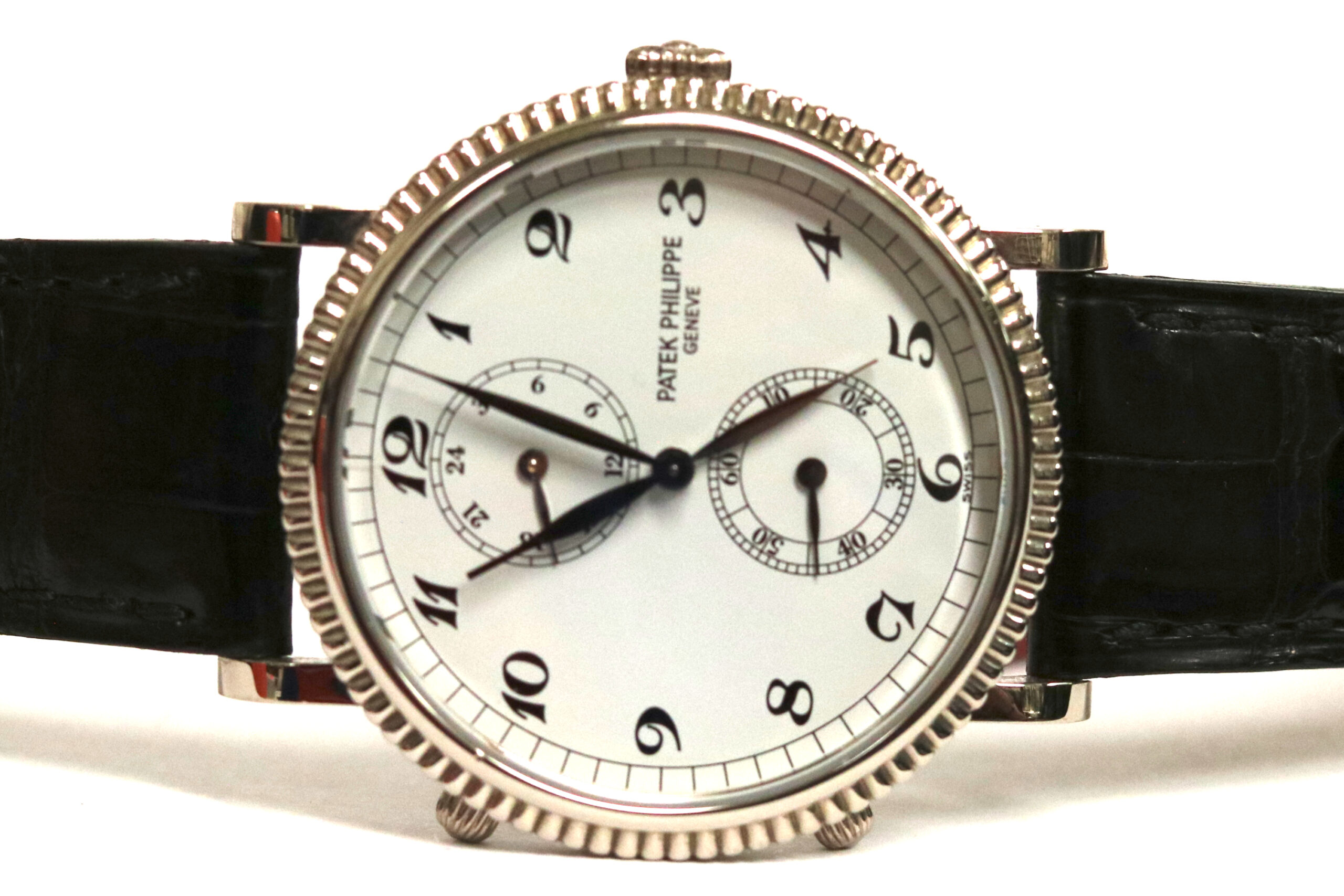 Patek Philippe Travel Time Dual Time Zone 18k White Gold Watch – 5034G