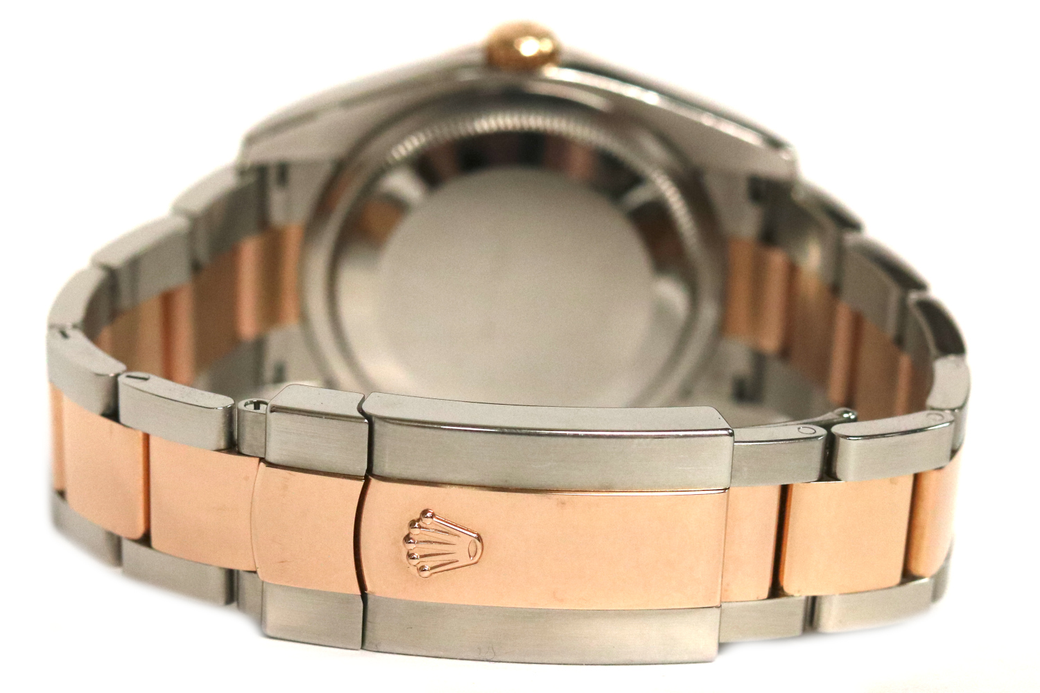 Rolex Turnograph Datejust Silver Dial Stainless & 18kt Rose Gold