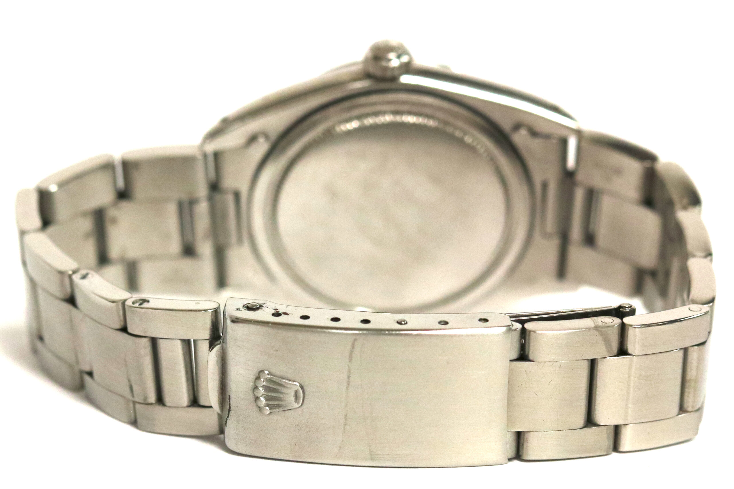 Rolex 34mm Manual Wind Oysterdate Silver Dial