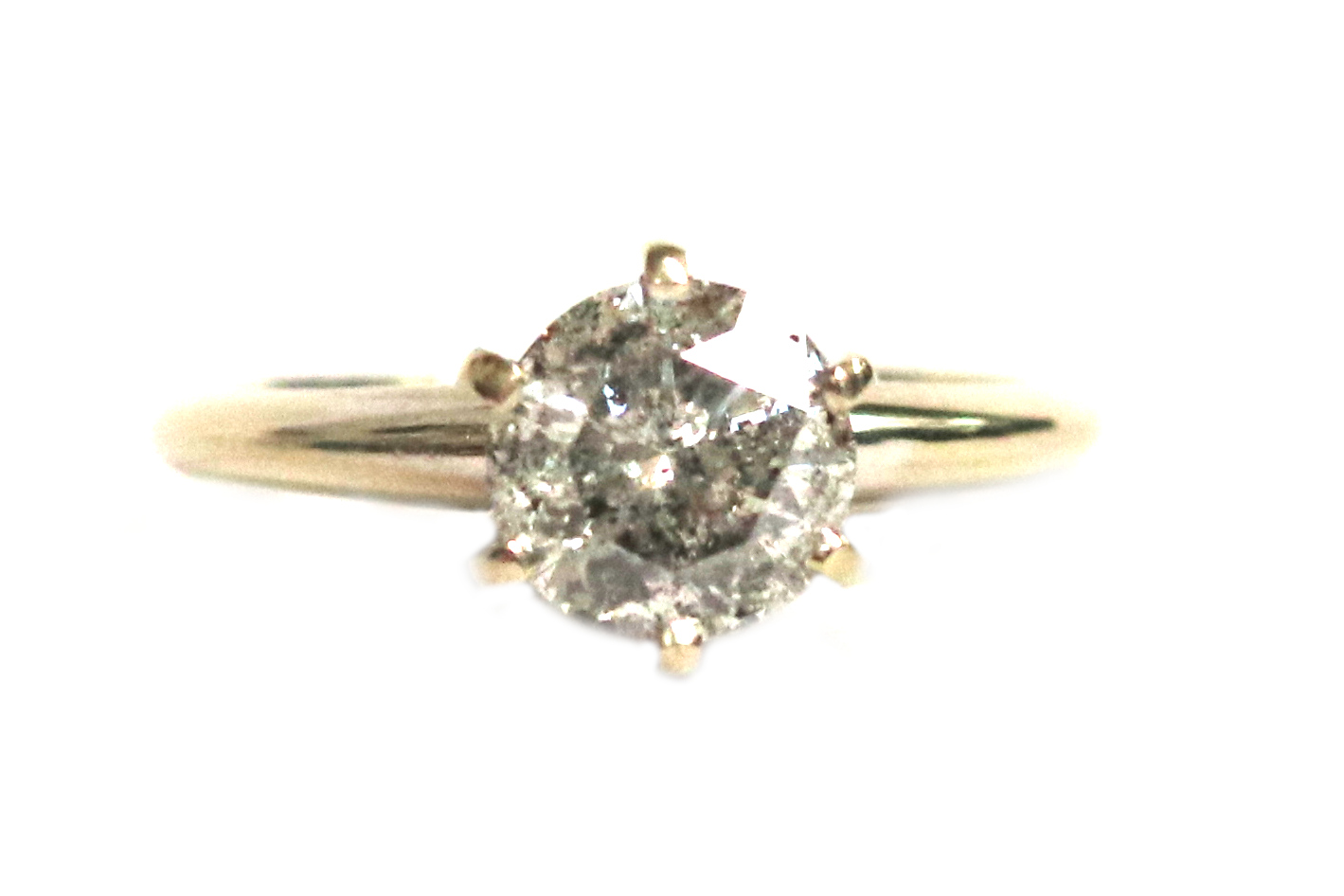 White Gold Diamond Engagement Ring – 1.52ct.
