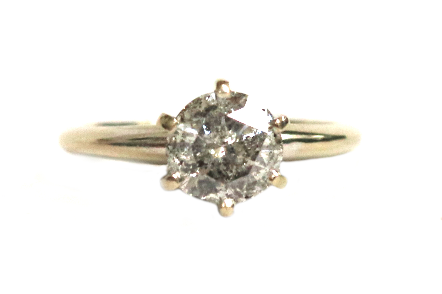 White Gold Diamond Engagement Ring – 1.52ct.