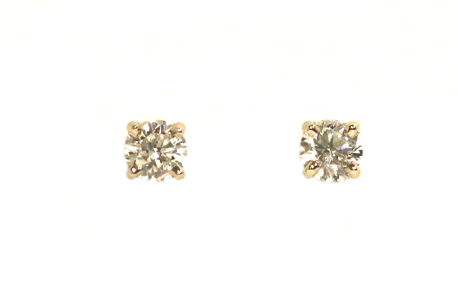 White Gold Diamond Stud Earrings – 1.20ct TW