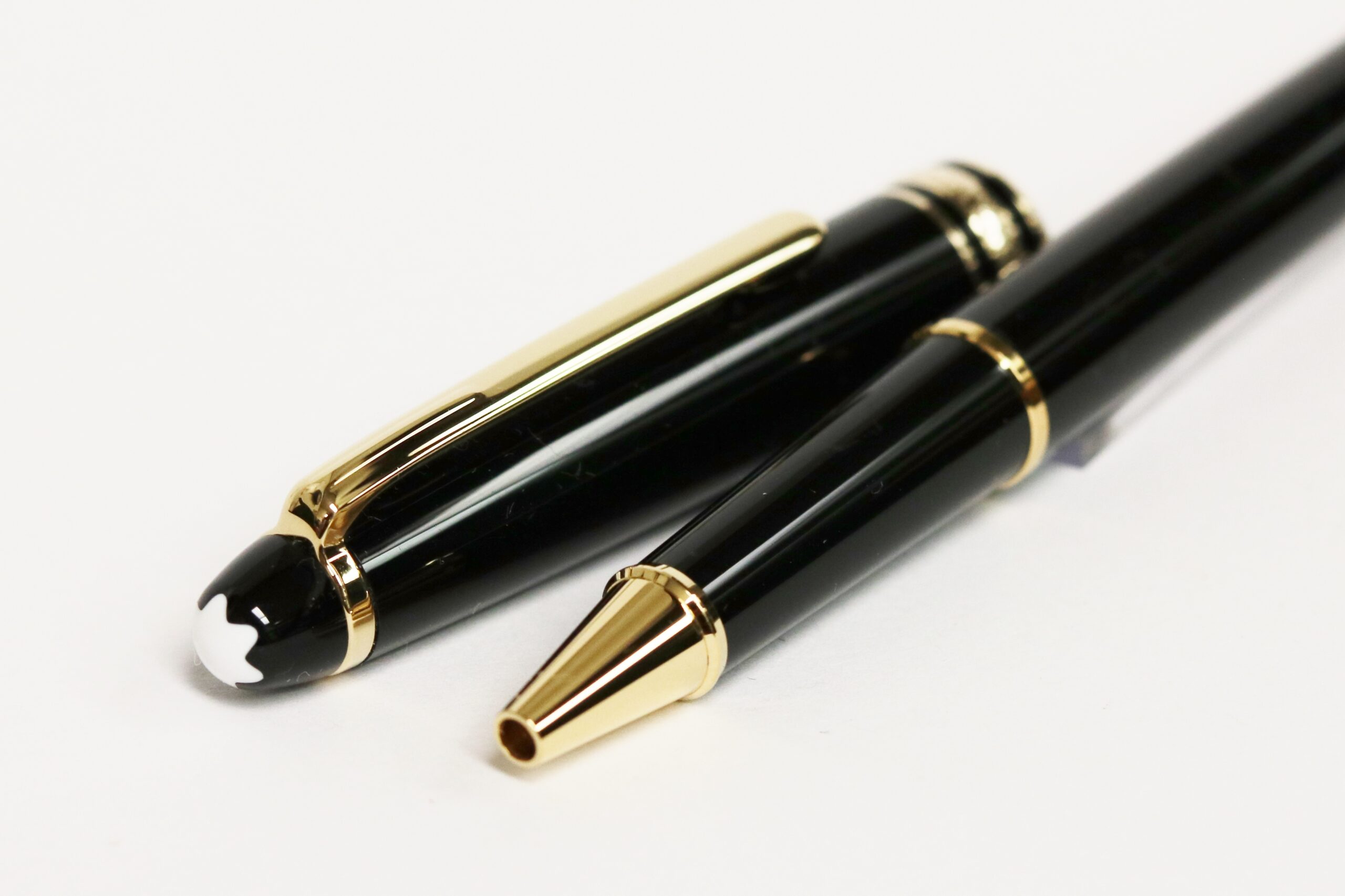 Montblanc Classic Rollerball Black and Yellow Gold