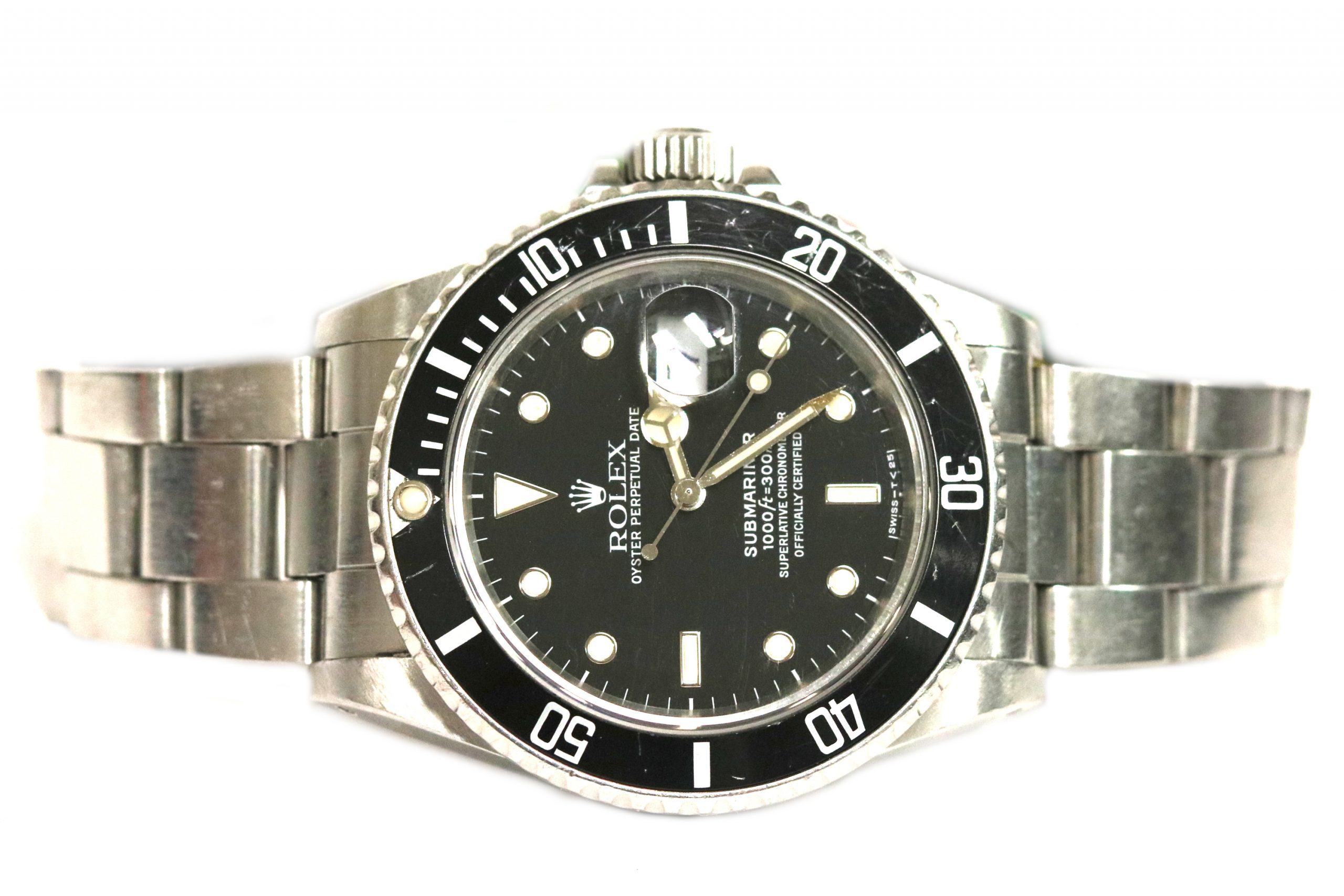 Rolex 40mm Submariner Quick Set Date Black Dial