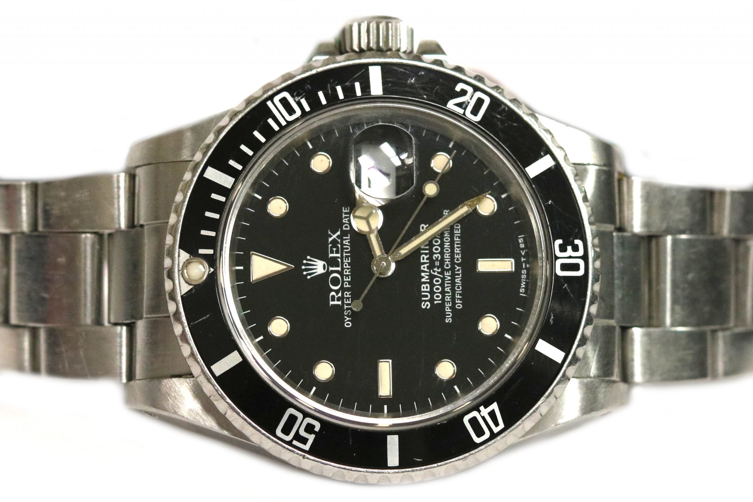 Rolex 40mm Submariner Quick Set Date Black Dial