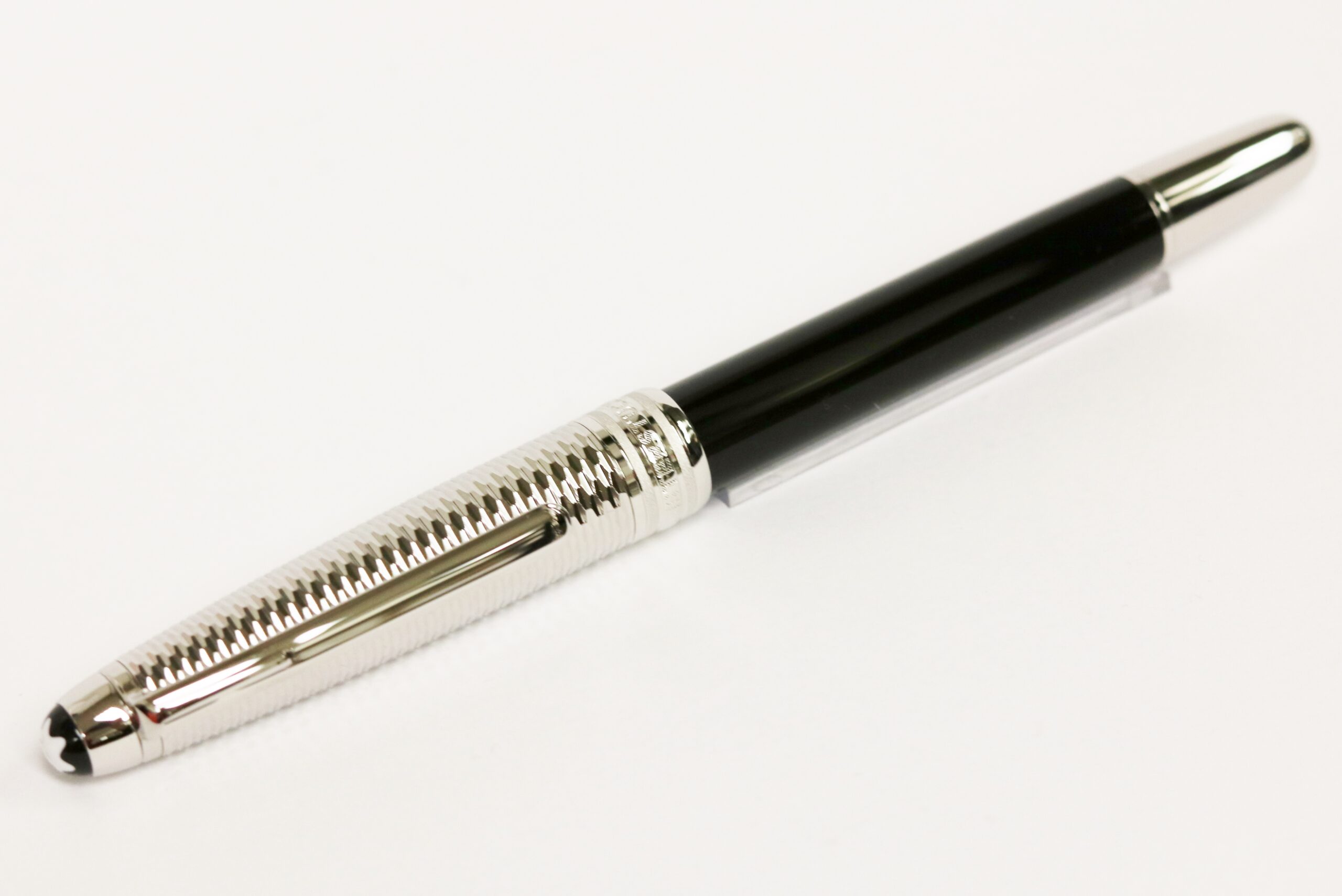 Montblanc Doue 163 Geometry Rollerball Black and Platinum