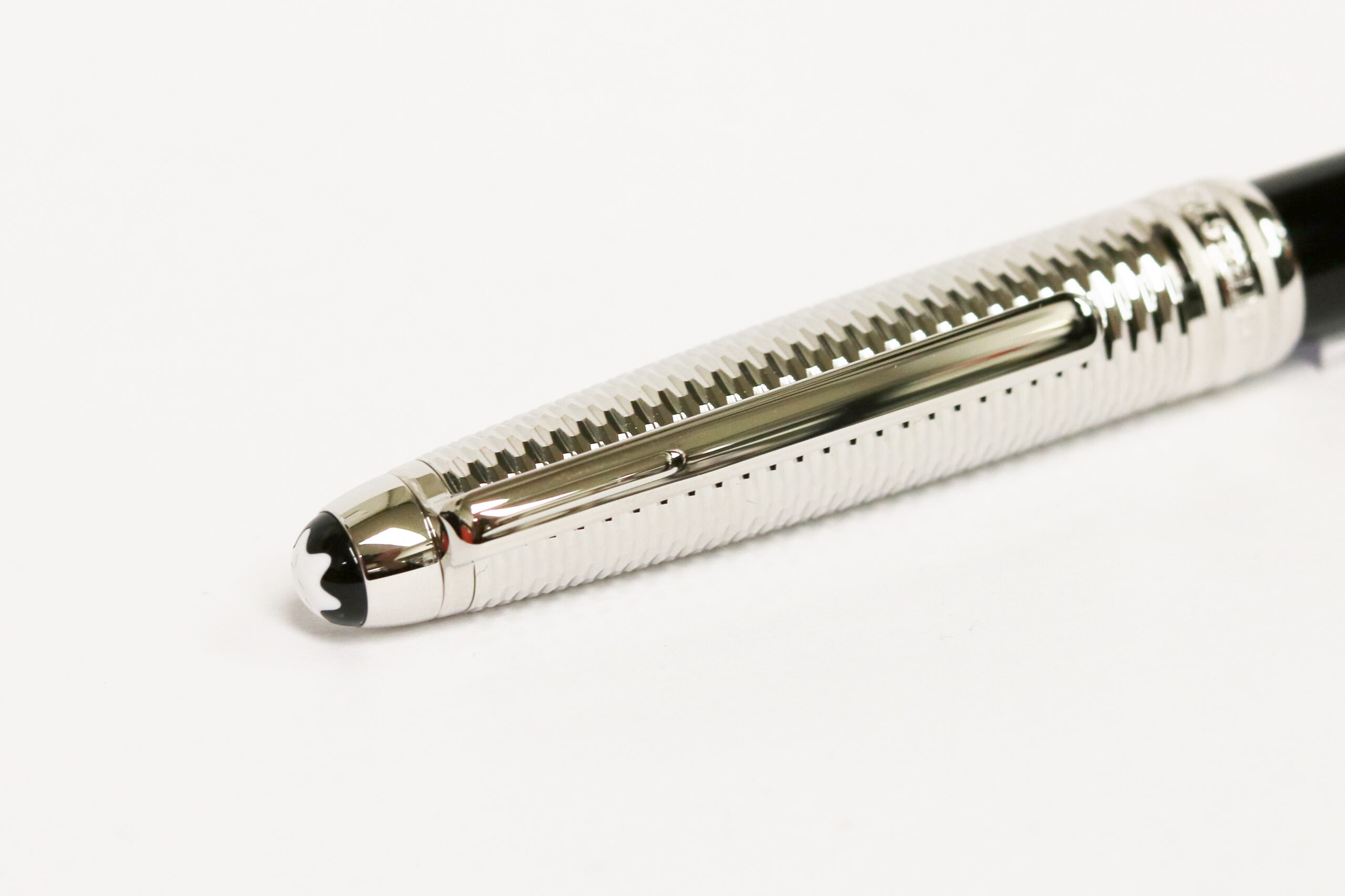 Montblanc Doue 163 Geometry Rollerball Black and Platinum