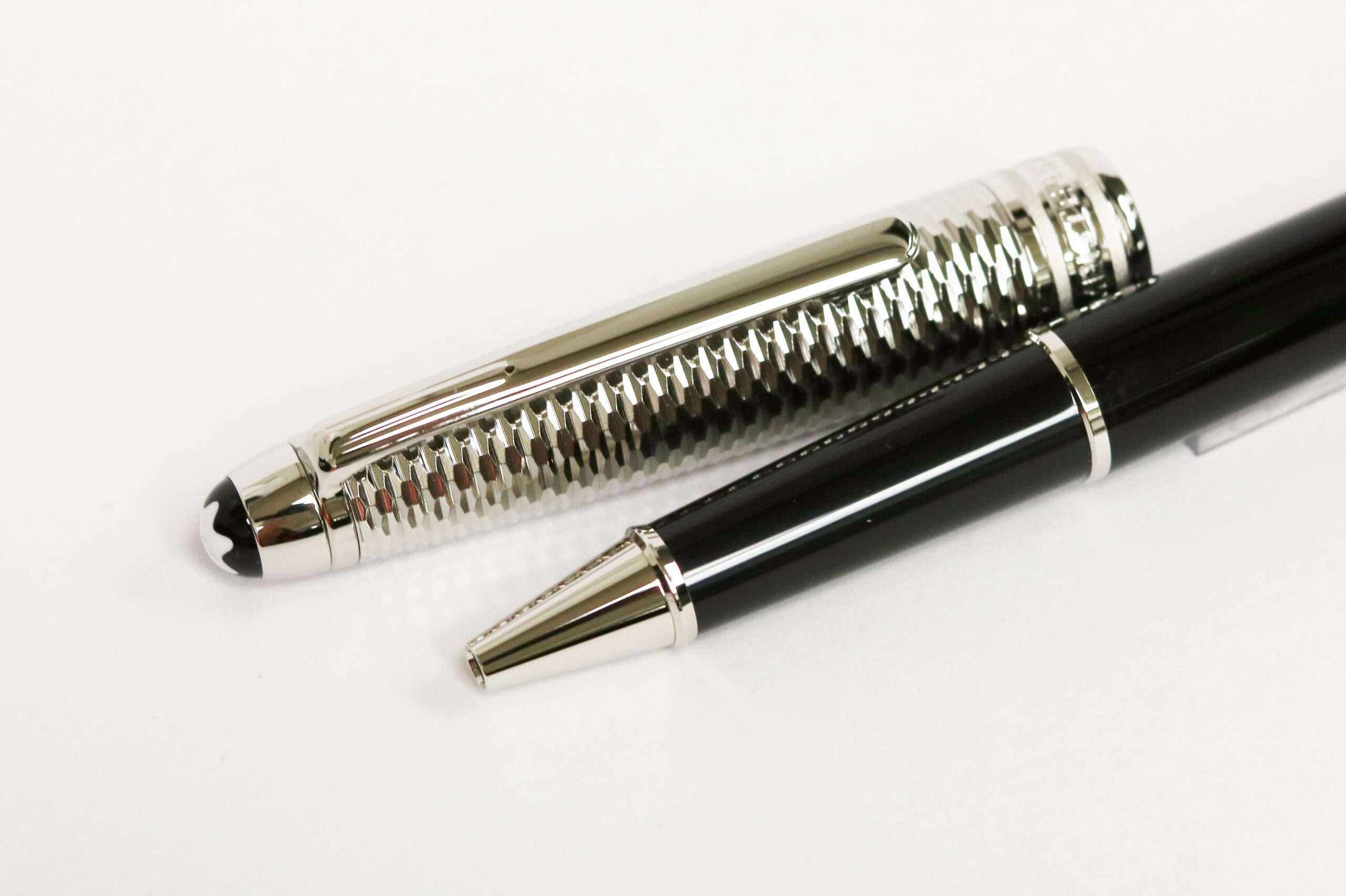 Montblanc Doue 163 Geometry Rollerball Black and Platinum