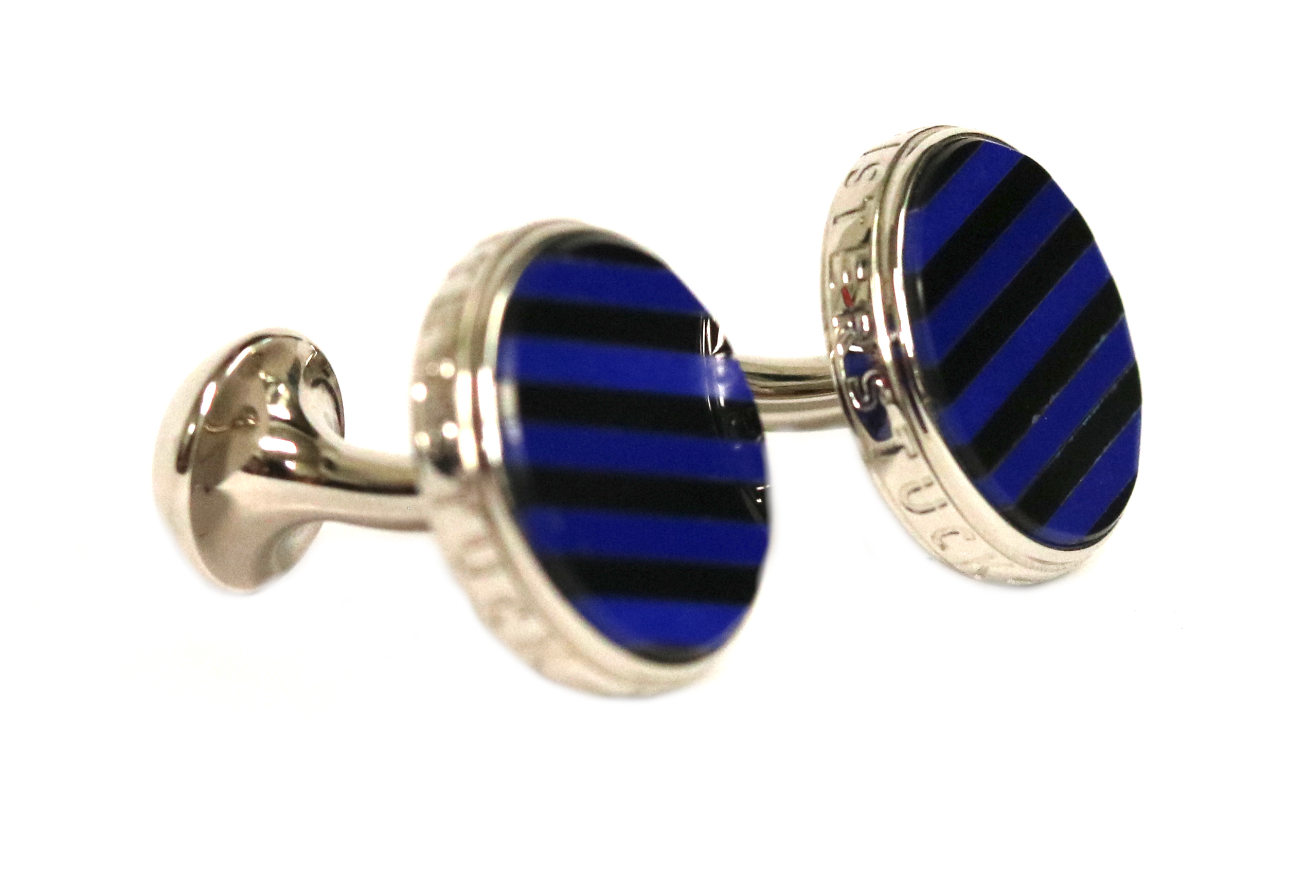 Montblanc Lapis and Black Onyx Cufflinks